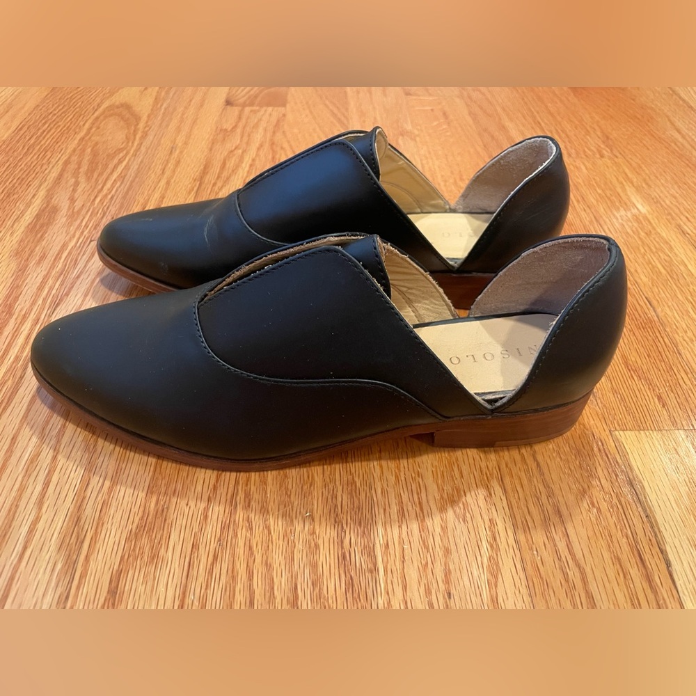 Nisolo Emma Oxford Black Leather Shoes